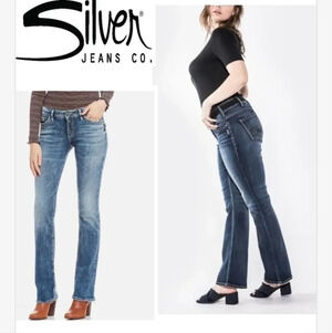 Silver Suki‎ Mid Slim bootcut jeans 33/33